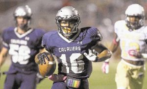 Running back Nicholas Black and the rest of the College Park offense will have to keep up with Lufkin on Friday night.