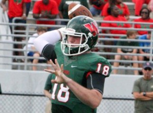 The Woodlands quarterback Chris Andritsos. Photo by Glenn Sattell