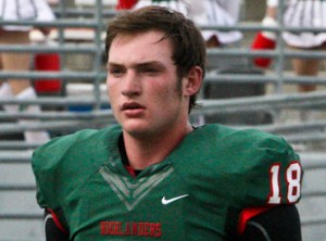 The Woodlands quarterback Chris Andritsos ran for two touchdowns at Bryan on Friday. Photo by Glenn Sattell