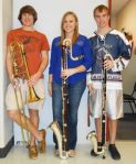 Oak Ridge High School had three students chosen to play at the Texas Music Educators Association Convention this year. Riley Giampaolo, Kendall Perry and Ethan Gula had to audition for and play in TMEA area competitions where the highest-ranking musicians were chosen to perform in a TMEA All-State ensemble. This is the highest achievement that a high school musician can earn and the first time in Oak Ridge 5A history that three of our students won this honor.