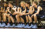 The Kingwood bench reacts during the final seconds of College Park's 43-37 5A Bidistrict victory over Kingwood on Feb. 18, 2014, at Porter High School.