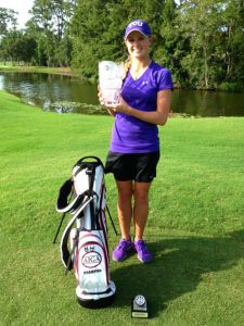The Woodlands' Brooke McDougald won the girls division of the BilliardFactory.com Junior Championship at The Woodlands Country Club last week.