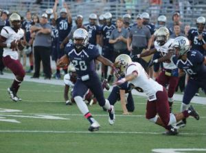Sanders breaking another big run in a College Park victory Saturday night
