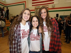 Codi Lee,middle, Couerney Quinn,left, and Kendall Cook, right. Impact players for TWHS volleyball.