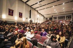 Montgomery ISD administrators educate and engage parents on a popular drug, synthetic LSD, during the parent meeting on Monday at Montgomery High School.