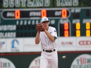 Chris Andritsos threw a complete game shutout in the Highlanders district opening 4-0 win at Conroe Tuesday night.