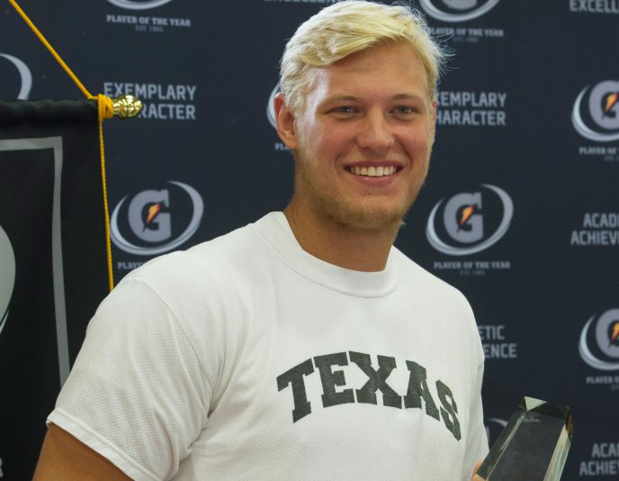 Luken Baker named the 2014-15 Gatorade National Baseball Player of the Year.
