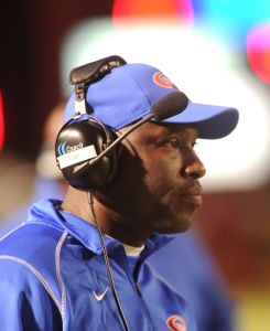 Klein Collins and Oak Ridge football teams met at Woodforest Stadium for a playoff game, 11-14-2014. Klein Collins won the game, 38-20. Oak Ridge varsity football coach Dereck Rush.