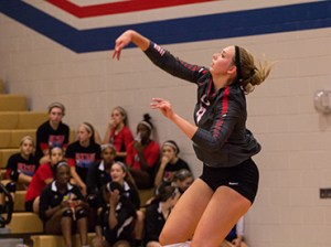 Oak Ridge junior, Brooke Clark, is an outside hitter for the Lady War Eagles.